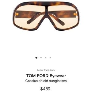 Tom ford Cassius shield sunglasses